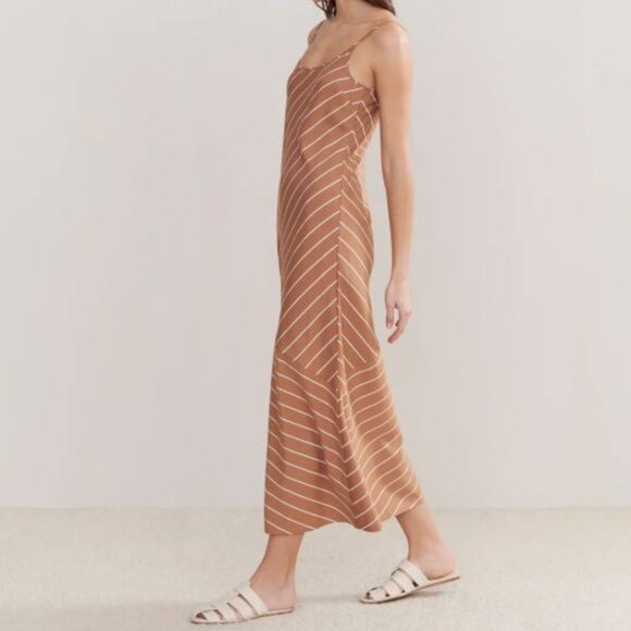 NWT Jenni Kayne: Kendall Slip Dress, Size Large, Terra Cotta - Picture 2 of 10